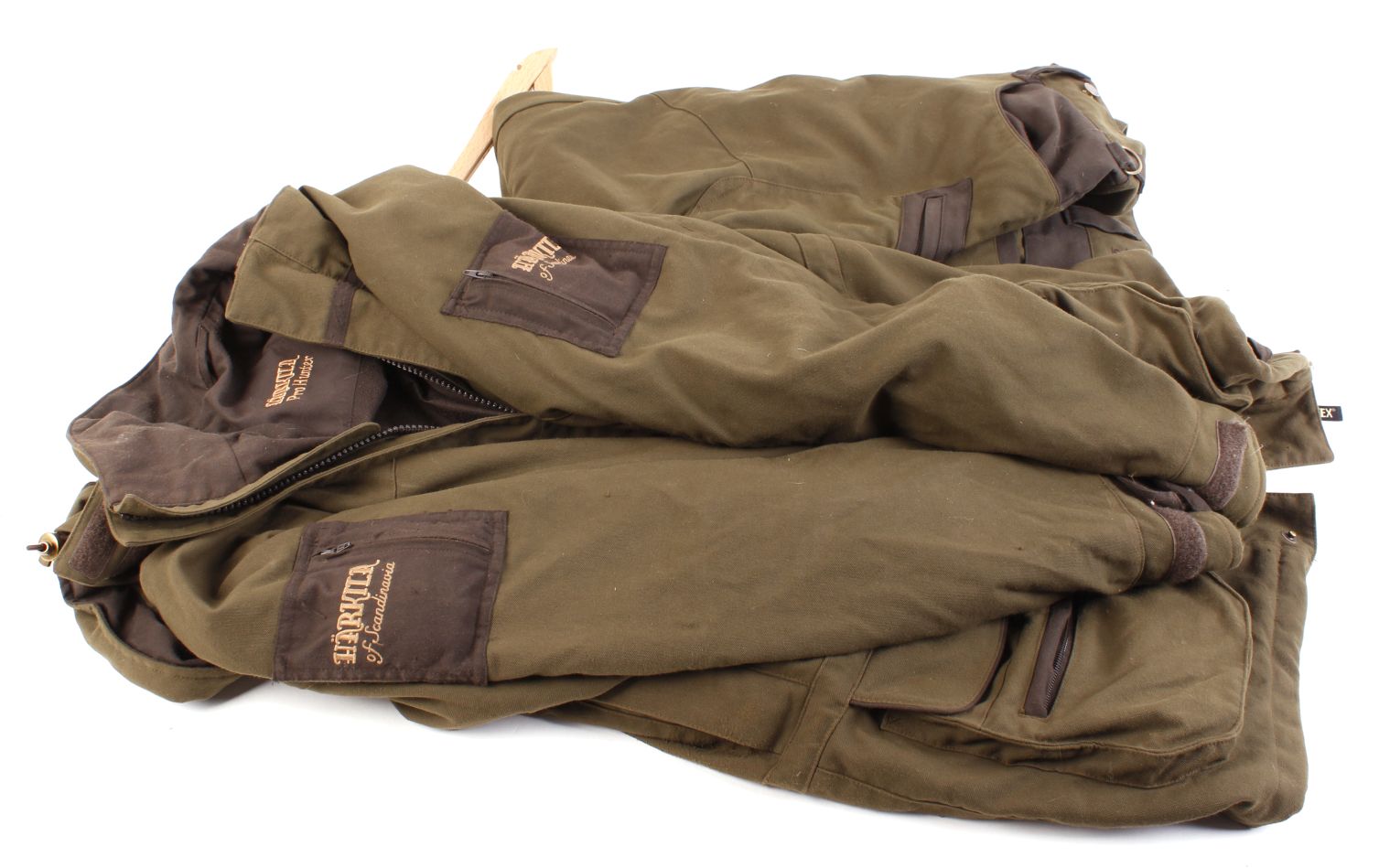 Harlika Prohunter jacket, size 48; Harlika Prohunter Active trousers,