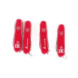 Four Victorinox Swiss Army knives: 2 x Duke of Edinburgh;