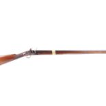(S58) 11 bore Flintlock sporting gun by W Turvey,