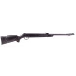 5.5mm Kral AI-255 S under lever air rifle, open sights, black synthetic stock with recoil pad, no.