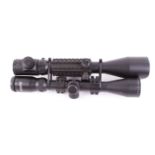 4-12 x 50 Bushnell rifle scope with mount;