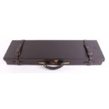 Leather motor case, brass fixtures,