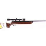 .22 BSA Meteor break barrel air rifle, mounted 4x28 Nikko Stirling scope, no.