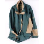 Eley waterproof coat in green,