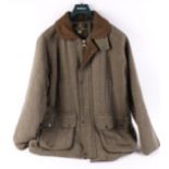 Laird of Kilkelly tweed quilt lined shooting coat,