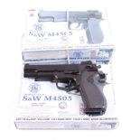 Three boxed Smith & Wesson M4505 airsoft guns