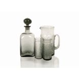 Frank Thrower for Dartington Glass, a small group of drinks/tableware to include an FT85 Decanter,