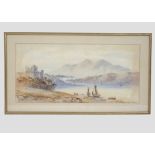 Edwin Earp (1851-1945) watercolour on paper, 'Coastal Landscape', signed 'EEARP' (lower right), 23.5