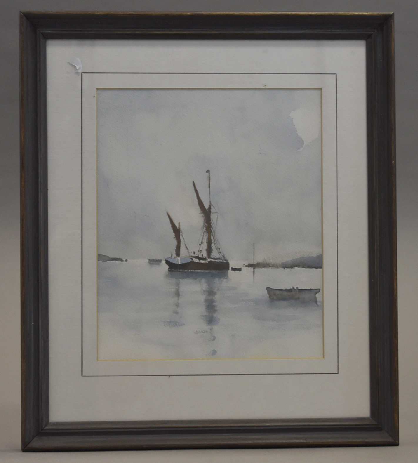 J. Clutterbuck (20th Century) watercolour on paper, The Fens', signed 'Jn Clutterbuck', 17.5 cm x - Image 2 of 3