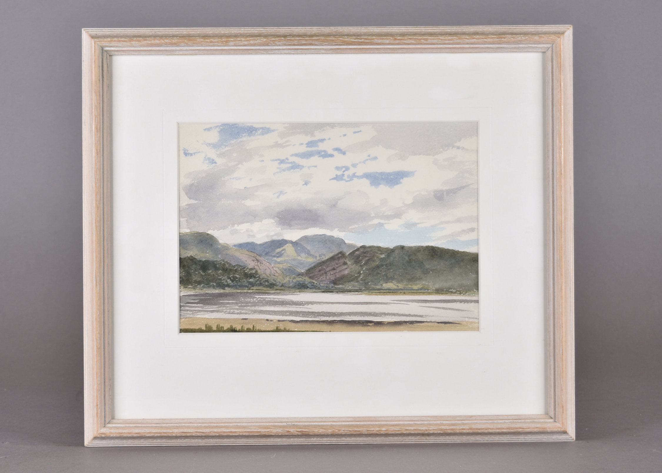 •John Cyril Harrison (1898-1985) pencil and watercolour on paper, 'Highland Landscape', 16.5 cm x - Image 2 of 2