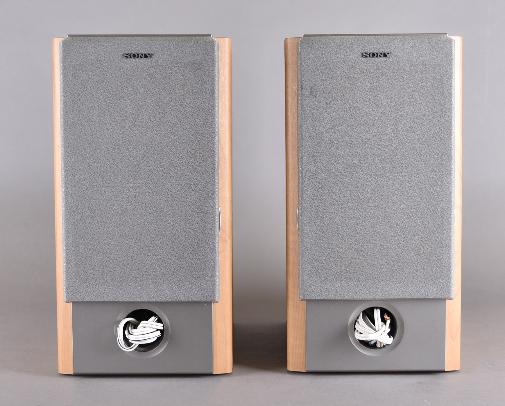 A pair of Sony SS-NX1 speakers, 40 cm high x 29 cm deep x 21 cm wide (2)