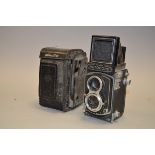 A Minolta Autocord Roll Film TLR Camera, serial no 402088, Rokkor 75mm f/3.5 lens, condition P,