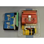 Super 8 Amateur Films, 8mm Spools and 8mm Storage Boxes, including fifteen 400 ft spools with