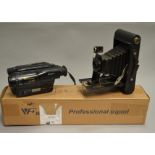 Sony Hi 8 Camcorder and Kodak No 3A Autographic Brownie Camera, including Sony CCD-TR750E Hi 8