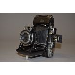 A Zeiss Ikon Super Ikonta C 531/2 Rangefinder Folding Camera, serial no E 30591, with Carl Zeiss