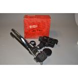 A Eumig 880 PMA Super 8 Cine Camera, untested, with a Eumig PM Aspheric wide angle converter lens,