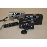 A Rollei 35 and other Compact Cameras, including Rollei 35 with S-Xenar 40mm f/3.5 lens and