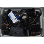 A Large Quantity of Photographic Accessories, including electronic flash, lenses, developing