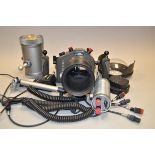 A UK-Germany Underwater Housing for Canon 5D Mk II, including housing, a Hartenberg underwater lamp,