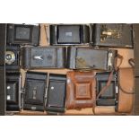 A Tray of Roll Film Folding Cameras, including Kodak Junior II, Kodak Sterling II, 1-A Autographic
