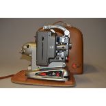 A Paillard Bolex M8 8mm Cine Projector, 500W lamp, 110-250V model, with maker's carrying case,