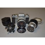 A Topcon RE Super SLR Camera Outfit, serial no 4621399, condition F, mirror slow to rise, a RE