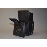 A Butcher Popular Pressman Reflex Plate Camera, with Aldis-Butcher Anastigmat 6" f/4.5 lens,