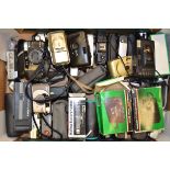 A Quantity of Compact Film Cameras, including Canon Sureshot, Fuji, Hanimex, Kodak, Vivitar