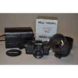 A Contax 137 MA Quartz Camera, serial no 023584, with a Carl Zeiss Planar T* 50mm f/1.7 lens,