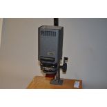 A Meopta Axomat 5 Standard Enlarger, serial no 923172, max rating 100W lamp with a Meopta Belar 50mm