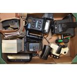 A Group of Polaroid Instant Cameras, including a Polaroid Studio Express, a Swinger Model 20, a