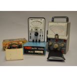 A Selection of Electrical Measurement Test Meters, including a Daystrom Heathkit heavy-duty multi-