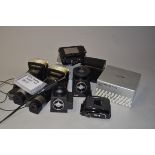 Mamiya Medium Format System Accessories, including a RB67 CdS Magnifying Hood, a C330/C220 CdS