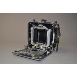 A MPP Micro Technical Mark VIII 5 x 4" Body, serial no 13903A, no lens, movements faulty or out of