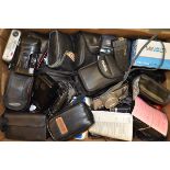 A Tray of APS and 35mm Film Cameras, including Canon, Halina, Kodak, Konica, Le Clic, Minolta,