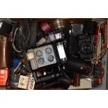A Quantity of Cameras and Accessories, including Pentax P30, Minox 35ML, Polaroid Miniportrait, Carl