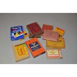 A Selection of Boxes of Quarter Plate Film, including a Kodak Film Pack, a Pack of Kodak Plates,