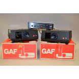 GAF 502 Imatronic SX2500 Dissolve System, including 502 slide projectors (2) Imatronic digital
