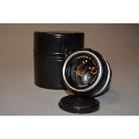 A Nikkor-S Auto 50mm f/1.4 Lens, serial no 1243929, chrome, pre-AI mount, condition VG