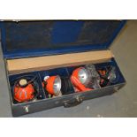 A Redhead Portable Lighting Kit, including four Ianiro Ianebeam 800 3142 lighting units and three