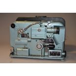 A British Thomson-Houston Model 450 16mm Sound Cine Projector, blue body, serial no 154665 R, with