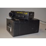 A Kodak Carousel S-AV 1050 Slide Projector, Type J, serial no N1468 2A with an Isco Vario-Projar