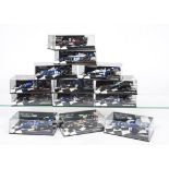 Minichamps 1:43 Scale 1970s-80s F1 Models, A cased collection of Tyrells comprising limited