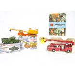 Dinky Supertoys 972 20-Ton Lorry-Mounted Coles Crane, 651 Centurion Tank, Corgi Major Toys 1127