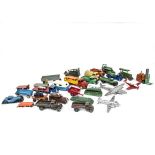 Dinky Toys, Loudspeaker Van, Leyland Comet, Aveling Barford Road Roller, Armstrong Whitworth Air