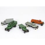 Dinky Toy 25 Series Lorries, 25f Market Gardeners Lorry, type 2, green body, 25d Petrol Tank