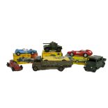 Dinky Toys 240 Cooper Racing Car, 670 Armoured Car, 150 Vanwall Formula 1 Grand Prix, in original