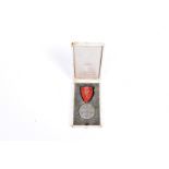 A 1936 Third Reich Olympic Games medal, complete with original fitted case (2)