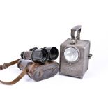 A pair of military issued L'Petit Paris Mk V Special binoculars, marked 27875, complete with