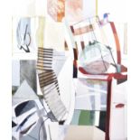 Catherine Parkinson (20th Century) mixed media on canvas, 'Still Life', signed to verso, 90 cm x